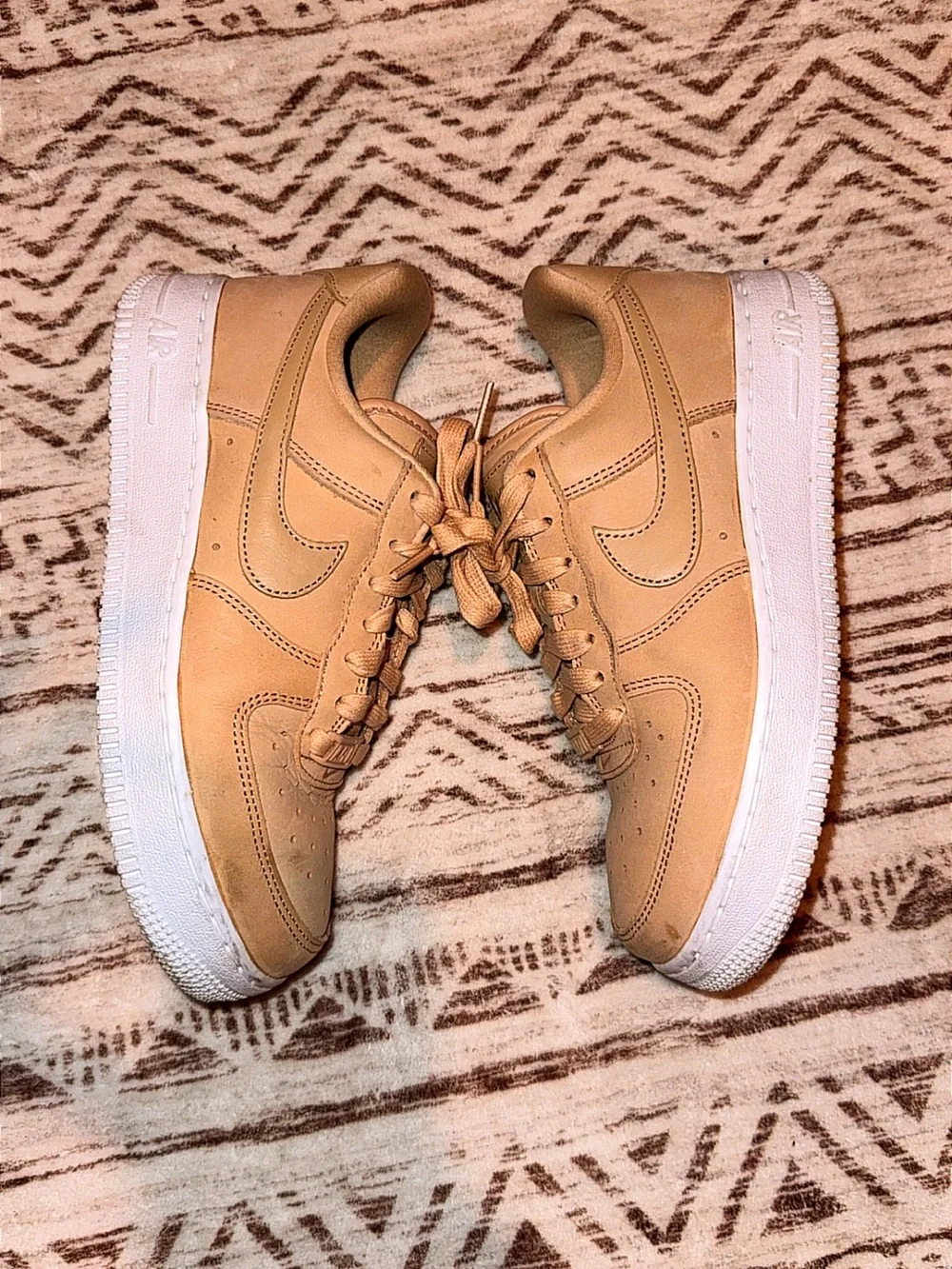 Nike Low-Top Sneakers in Tan/White - Picture 10 of 15